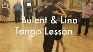 Barridas Paradas Boleo Bulent Lina Tango Lesson Summary