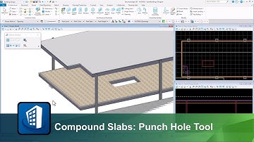 OpenBuildings Designer Update 10 | Compound Slabs – Punch Hole Tool