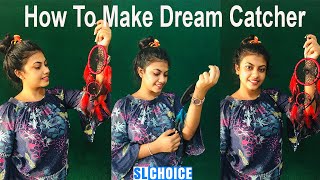 How To Make Dream Catcher in Sinhala/ DIY Super Easy Way to Make a Dreamcatcher