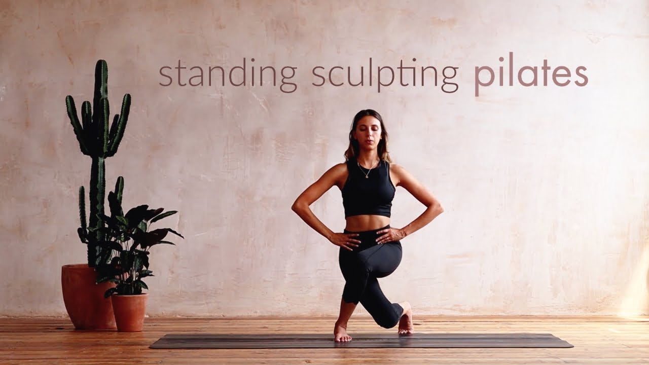 Sculpting Standing Balance Pilates Routine Minute Workout YouTube