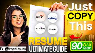 Your Resume Is Getting Rejected Because of This😭90+ ATS Score Data Analyst Resume🔥 | FREE Template💌