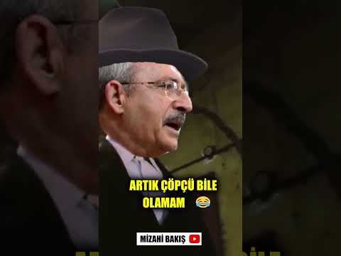 Artık Çöpçü Bile Olamam Komik Montaj Kılıçdaroğlu & Erdoğan #shorts komik video Kemal Sunal