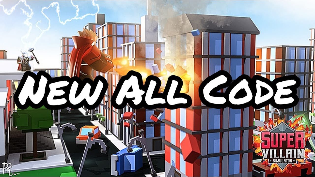 Roblox Supervillain Simulator New All Code Youtube - roblox supervillain simulator codes