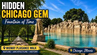 Hidden Chicago Gem | MIDWAY PLAISANCE Walk to the Fountain of Time