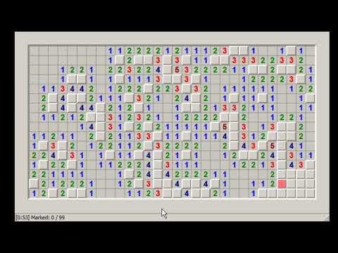 Wr Minesweeper Expert With Keyboard In 55 Seconds Speedrun