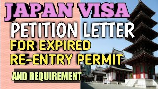 Full Petition letter for expired  re-entry permit,  and requirements extending validity re entry permit Guide