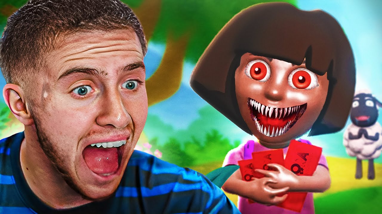 DORA L'EXPLORATRICE version HORREUR ! 😨 (Amanda The Adventurer)