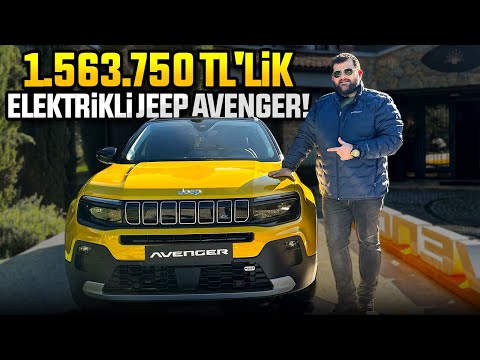 1.563.750 TL'lik elektrikli SUV Jeep Avenger ön inceleme!