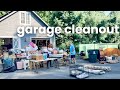 Extreme garage declutter decluttering  organizing a messy garage  declutter with friends