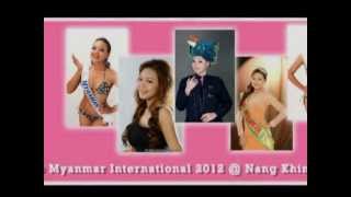 Miss Myanmar International 2012 @ Nang Khin Zayar - YouTube