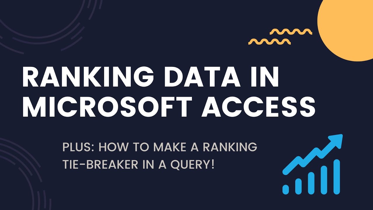 Microsoft Access - How to Create a Data Ranking Field in a Query (and ...