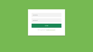 Login From HTML CSS BOOTSTRAP: How To Log In From Your Design
