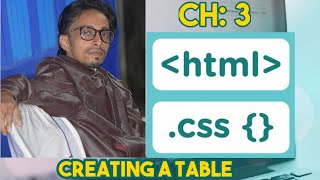 Class X Computer Science (Creating tables using HTML5 with CSS)