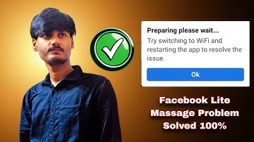 Facebook Lite Massage Problem Solved 100%