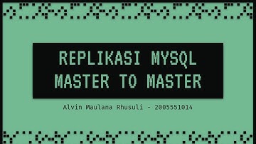 Replikasi Master to Master Database MySQL