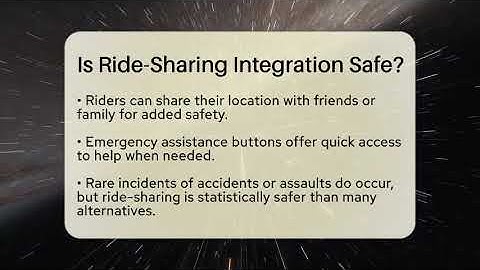 Is Ride-Sharing Integration Safe? - Talking Tech Trends
