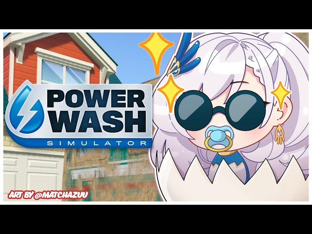 【PowerWash Simulator】Wake up in the morning IT'S SHOWER TIME【Pavolia Reine/hololiveID 2nd gen】のサムネイル