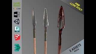 Spear 3D Model PBR