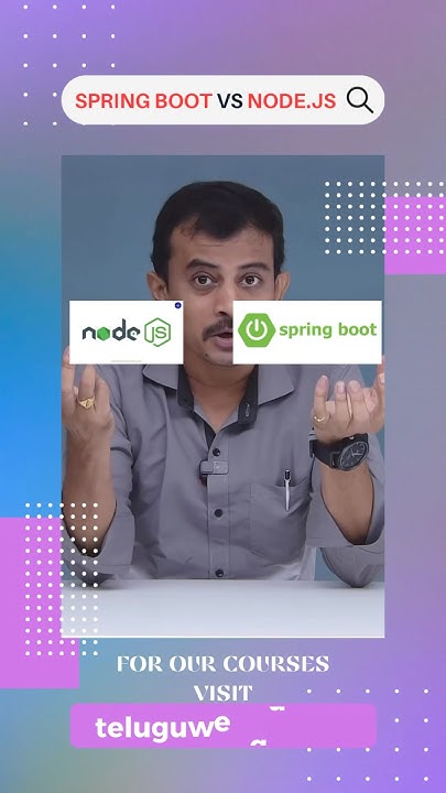 Spring Boot vs Node.js in 2024 #springbootvsnodejs #teluguwebguru # ...