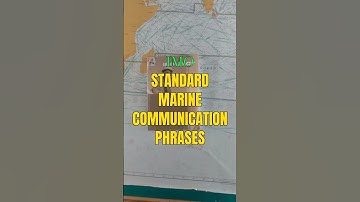 Standard helm orders are part of SMCP (Standard Marine Communication Phrases), design...