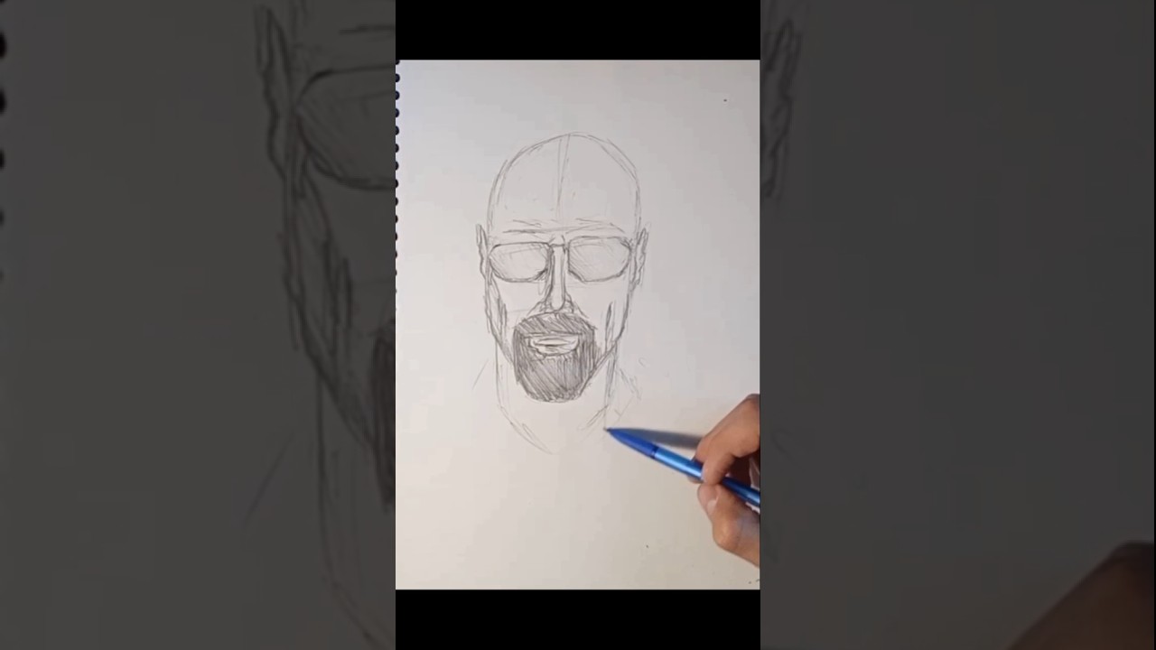 drawing Walter White from memory 