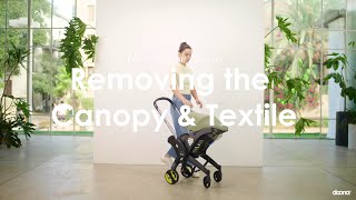 How to remove the canopy and textiles | Doona + Car Seat \& Stroller