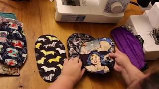 Easy and fast cloth reusable pads with a serger (or without)