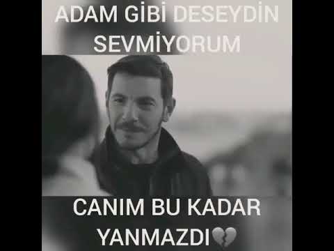 Adam gibi deseydin sevmiyorum