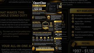 OpenClaw Gold bundle information