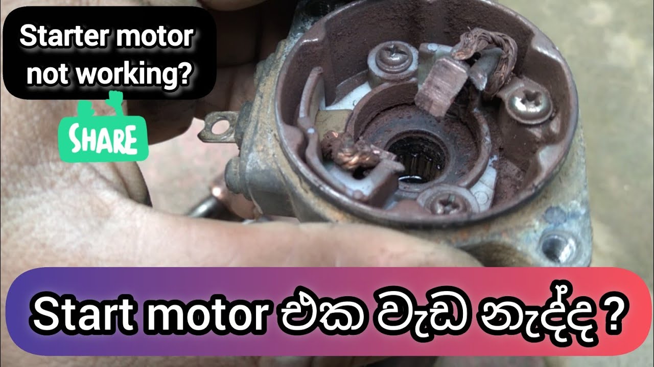 ස්කුටරේ මොටරේ අලුත්වැඩියා කරමුද |TVS wego scooter starting motor repair |#2025 #automobile #scooter 