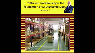 Warehouse Monday Mantra I #LogBizPro #AIinlogistics #efficientwarehousing #3PL #logistics #SCM