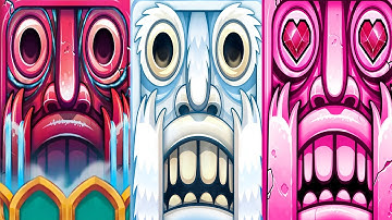 Temple Run 2 Reversed Gameplay - LOST JUNGLE VS PIRATE COVE VS VOLCANO ISLAND