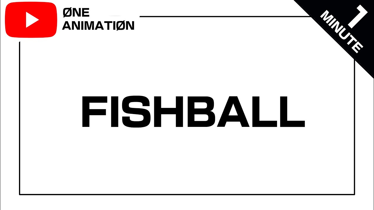 FISHBALL | Pinoy Animation | One Minute - YouTube