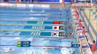 20140921　アジア大会　Men　Fr200ｍ決勝