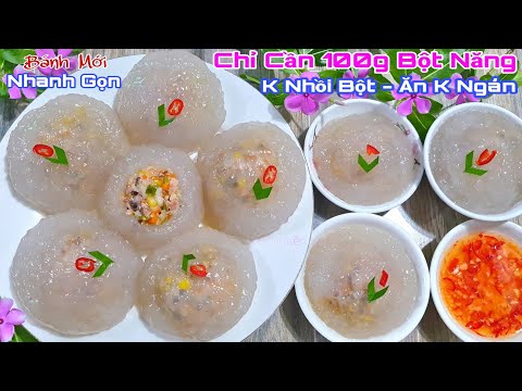 Video Bất Ngờ Bột Năng Bột Báng Làm Bánh Nhân Tôm Thịt Rau... - youtube