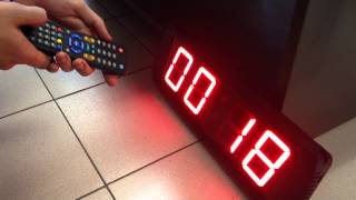 Four Digit Timer - How to set up intervals guide
