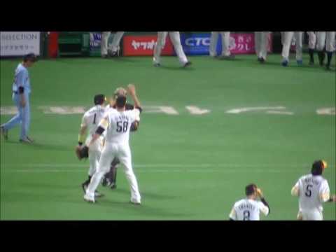 守護神サファテ　１０球で村田、ギャレット、山本（慶応）を三者凡退　７ ５でホークス６連勝
