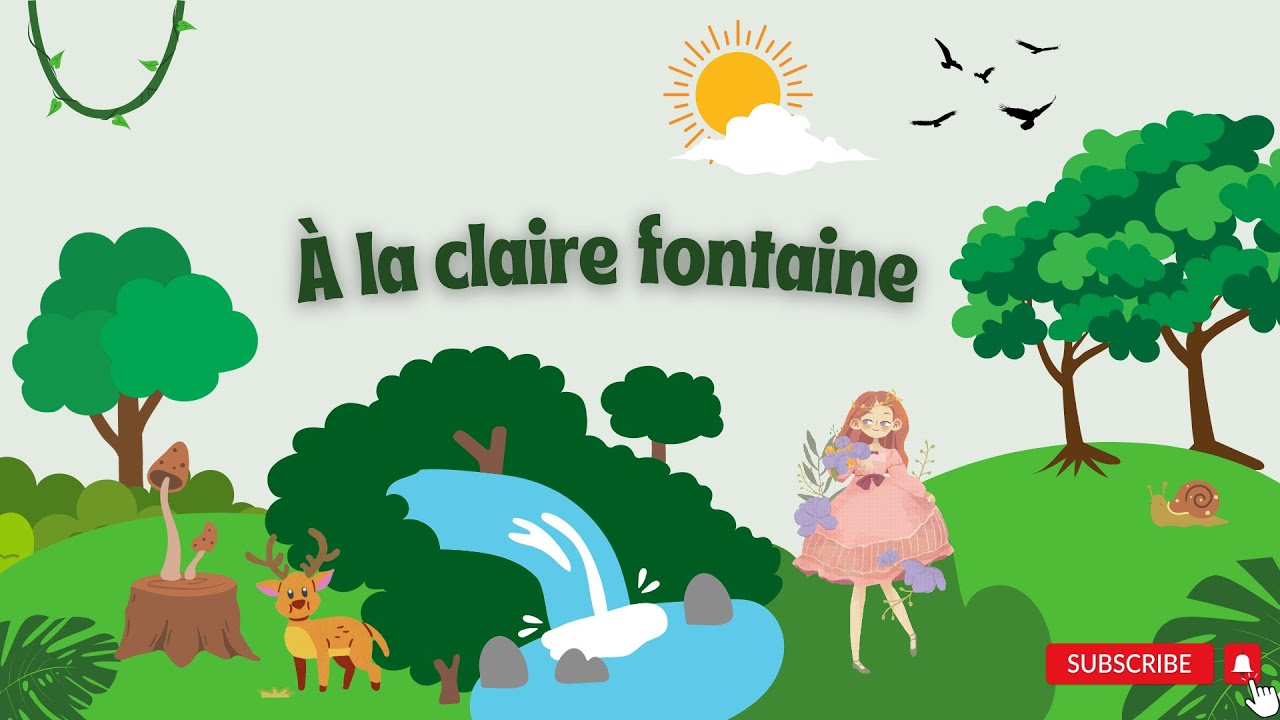 A La Claire Fontaine Parole www.youtube.com