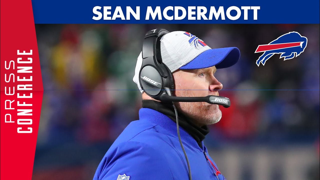 Sean McDermott Discusses Upcoming Playoff Game vs. New England | Buffalo Bills