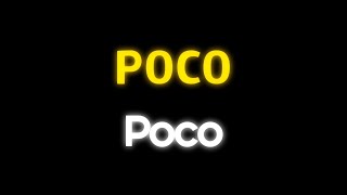 Poco - Poco Ringtone