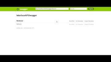 Creation of interface Web API with Swagger using C# in Visual Studio 2017