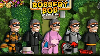 Robbery Bob - All Costumes Funny Video Game Part 1 screenshot 4