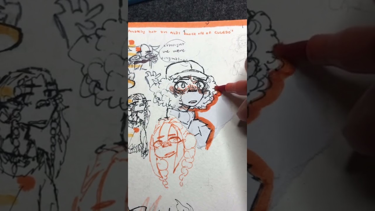 Drawing Theo from LOKI Where mischief lies || (good book by the way would defiantly recommend)