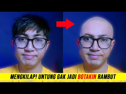 Cara Edit Foto Kepala Jadi Botak!!! Jadi Takut Kehilangan Rambut