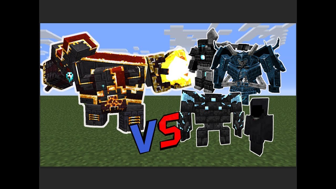 New Netherite Monstrosity vs EEEAB'S mobs | Minecraft mob battle - YouTube