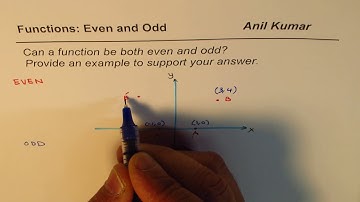 Can a function be both even and odd at the same time