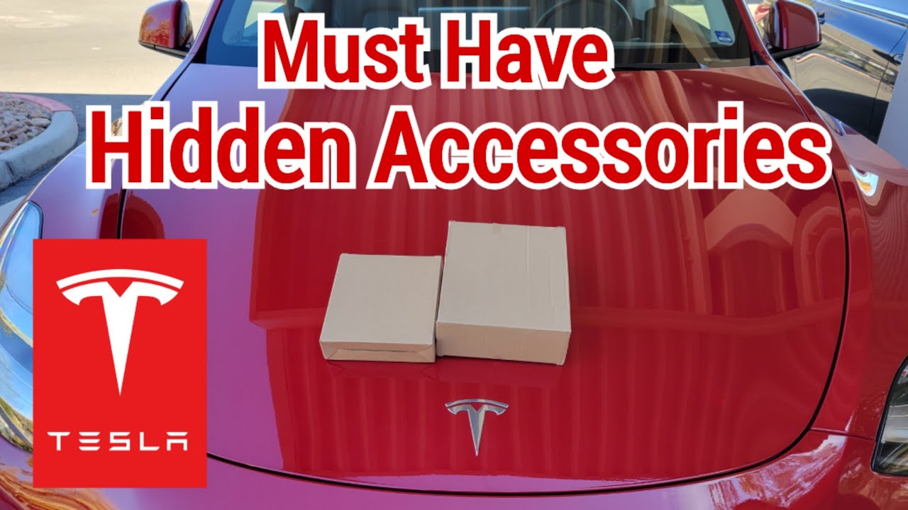 Tesla 3 | Y Hidden accessories must have - YouTube