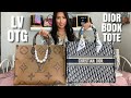 Louis Vuitton On The Go GM Tote Bag v Dior Large Book Tote - Review & Comparison with Mod Shots!