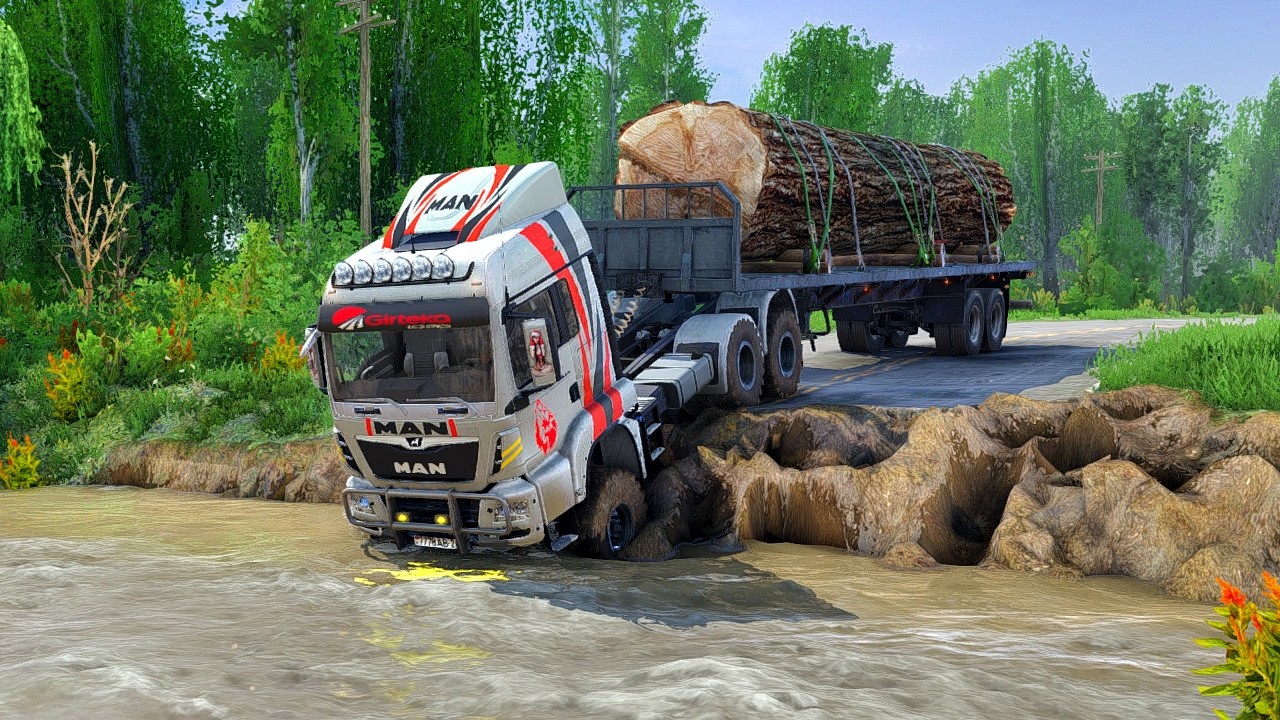 Heavy Logging Trucks DOMINATE River Crossings in 2026