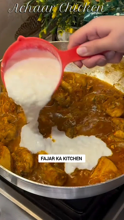 Achar chicken recipe #shorts #shortvideo #trendingshorts #viralvideo #chicken